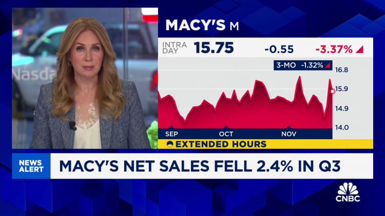 Macy's menunda laporan pendapatan Q3 setelah masalah akuntansi