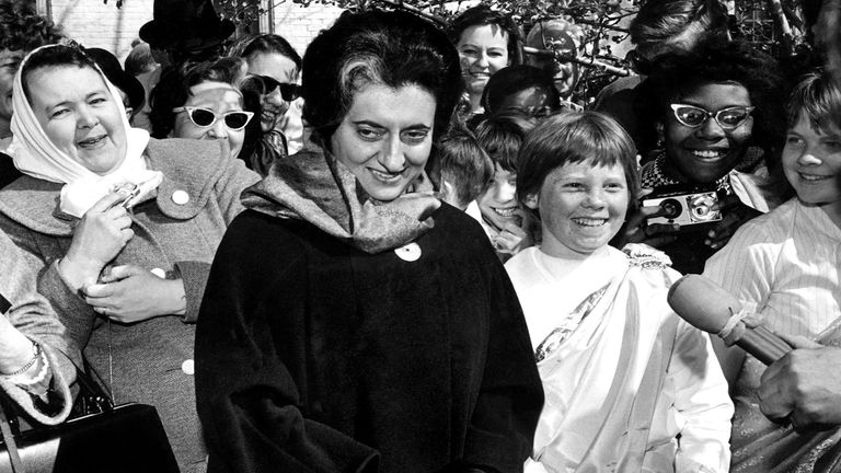 Indira Gandhi, Perdana Menteri India. Foto: AP