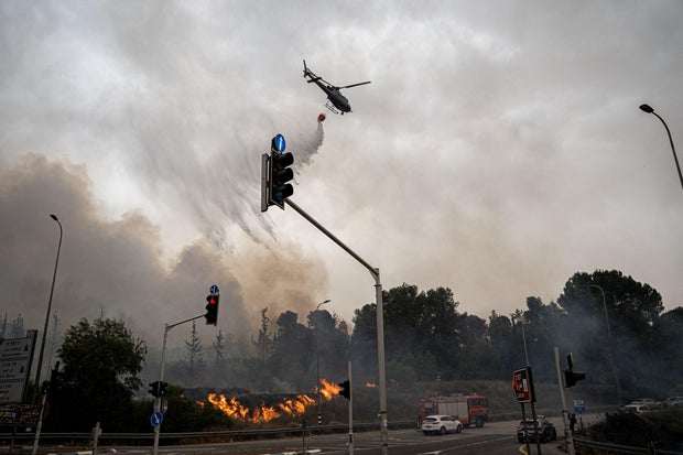 Kebakaran hutan di Israel 