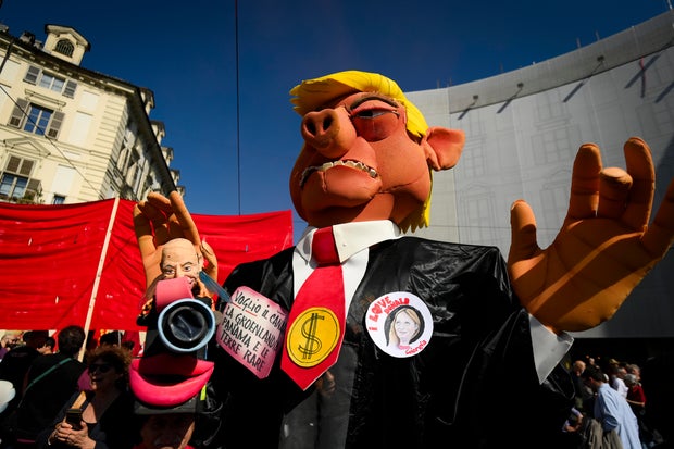 Demonstrasi May Day Diadakan Di Turin 