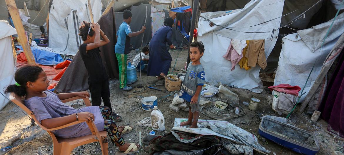Kasus kekurangan gizi di kalangan anak-anak di Gaza meningkat karena kekurangan makanan. Kasus kekurangan gizi di kalangan anak-anak di Gaza meningkat karena kekurangan makanan.