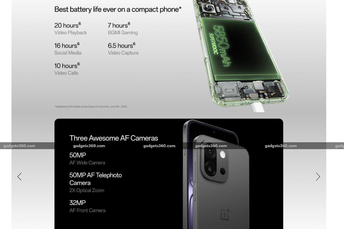OnePlus 13s Amazon Camera G360 OnePlus 13s