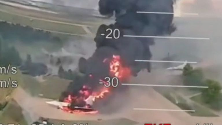 Serangan pesawat tak berawak Ukraina