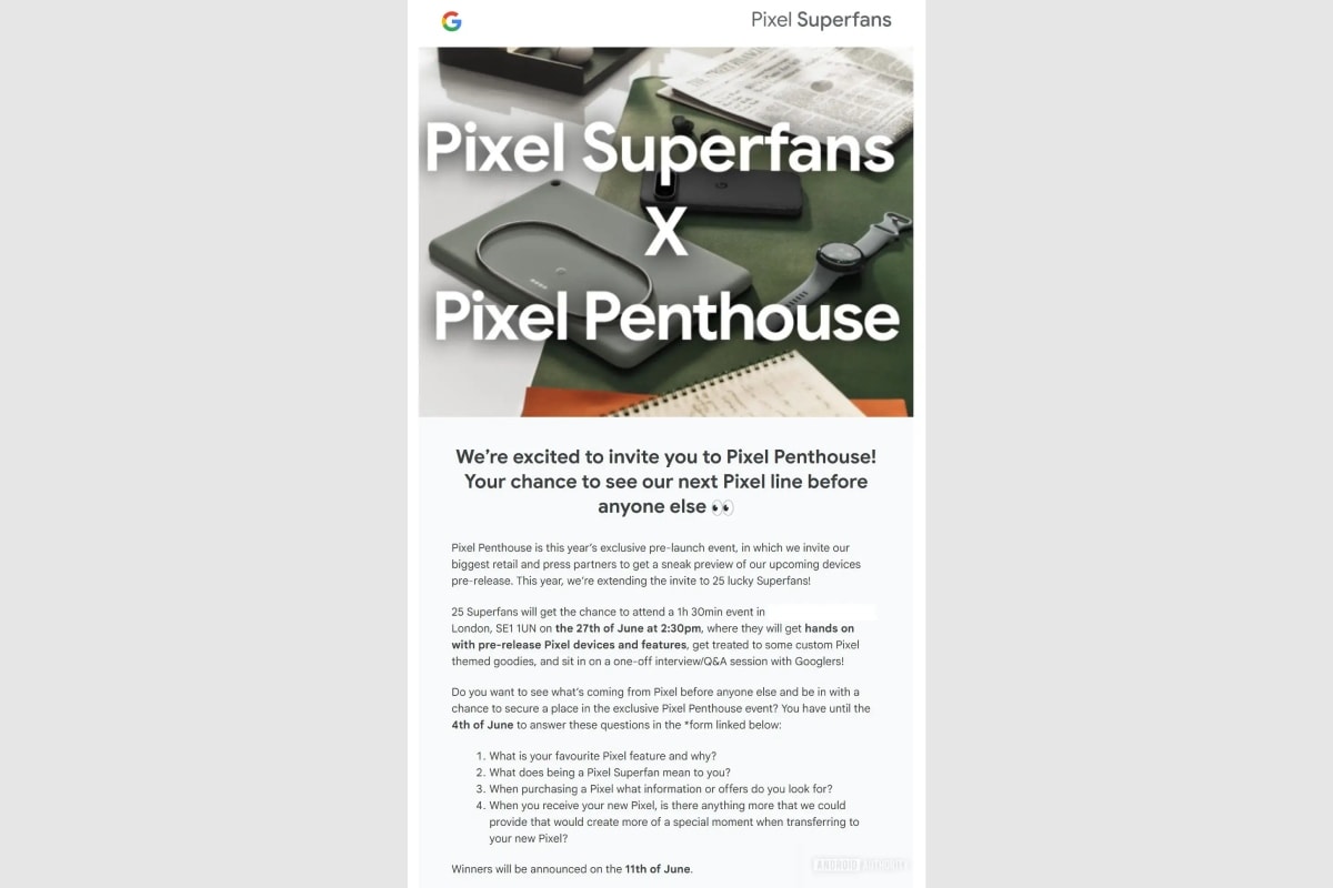 Otoritas Android Pixel Superfan Google