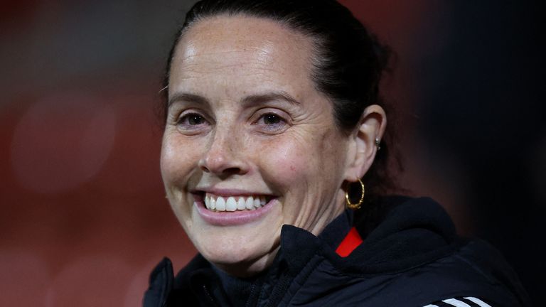 Sepak Bola Sepak Bola - Liga Bangsa-Bangsa Wanita - Liga A - Wales v Swedia - Racecourse Ground, Wrexham, Wales, Inggris - 25 Februari 2025 Wales 