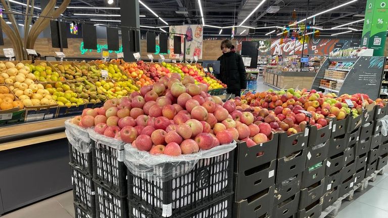 Apel Korea Utara dijual di Rusia. Foto: Danil Biryukov / DVHAB.RU