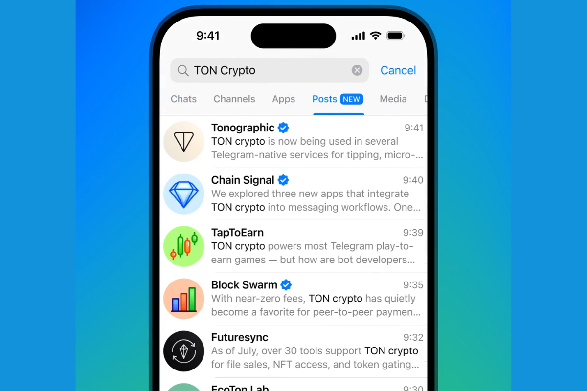 pembaruan telegram Telegram sebaris